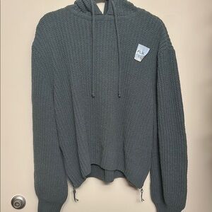 FLX Green Knit Hoodie